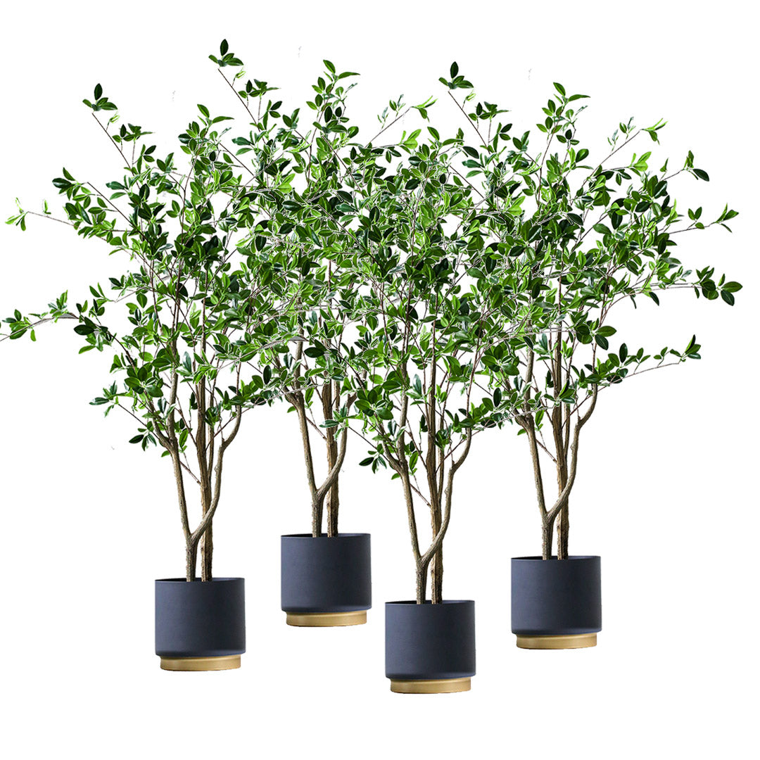 Soga 4 X 120cm Green Artificial Indoor Watercress Tree Fake Plant Simulation Decorative