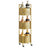 3 Tier Bathroom Shelf Multifunctional Storage Display Rack Organiser with wheels