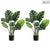 Soga 2 X 80cm Artificial Indoor Potted Turtle Back Fake Decoration Tree Flower Pot Plant