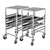 Soga 2 X Gastronorm Trolley 7 Tier Stainless Steel Bakery Trolley Suits 60cmx40cm Tray With Working Surface