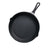 26cm Round Cast Iron Frying Pan Skillet Steak Sizzle Platter with Handle