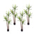Soga 4 X 150cm Artificial Natural Green Dracaena Yucca Tree Fake Tropical Indoor Plant Home Office Decor