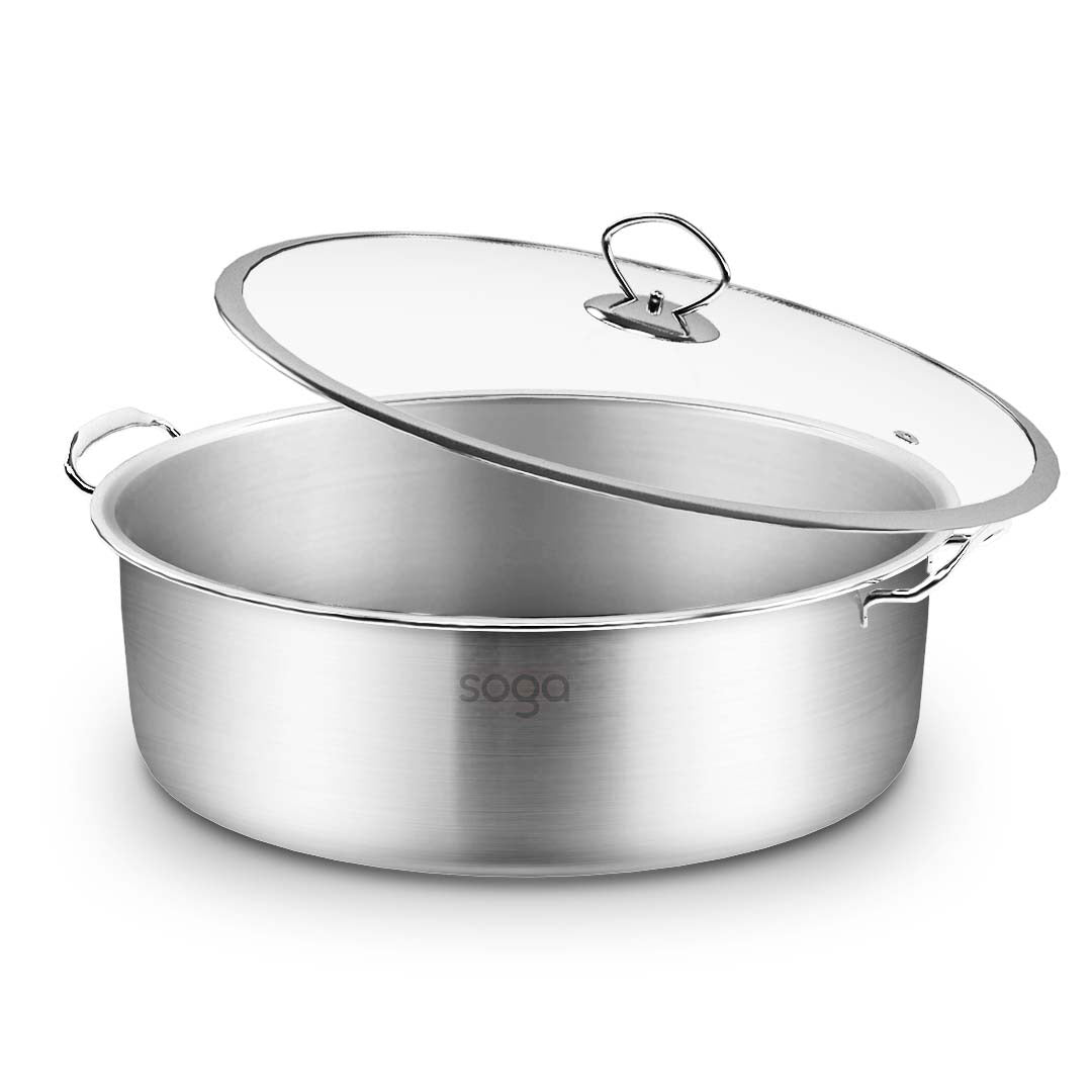 Stainless Steel 30cm Casserole With Lid Induction Cookware