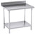 Soga Commercial Catering Kitchen Stainless Steel Prep Work Bench Table With Back Splash 100*70*85cm