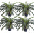 Soga 4 X 155cm Artificial Indoor Cycas Revoluta Cycad Sago Palm Fake Decoration Tree Pot Plant