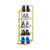 5 Tier Gold Plated Metal Shoe Organizer Space Saving Portable Footwear Storage Shelf