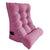 Soga 60cm Magenta Triangular Wedge Lumbar Pillow Headboard Backrest Sofa Bed Cushion Home Decor