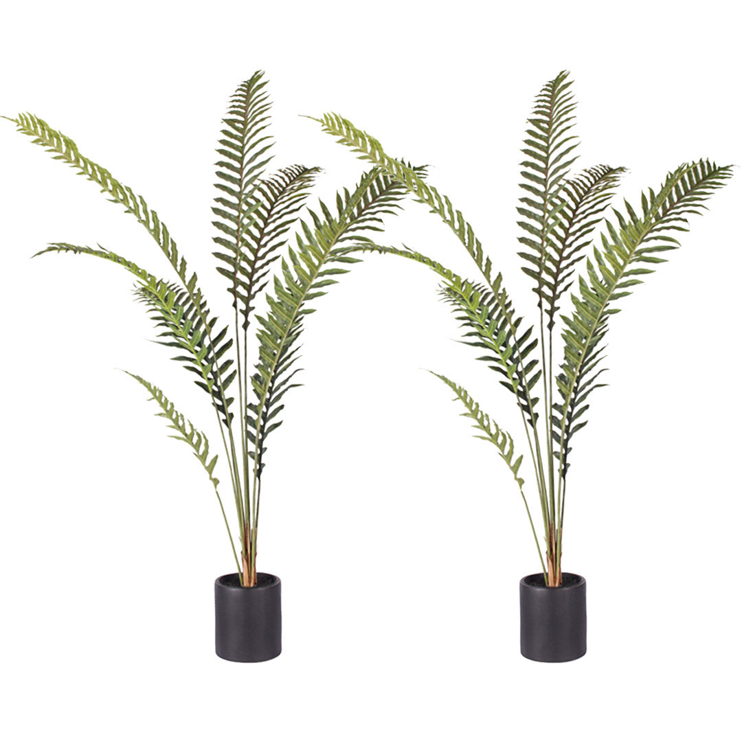 Soga 2 X 180cm Artificial Green Rogue Hares Foot Fern Tree Fake Tropical Indoor Plant Home Office Decor