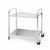 Soga 2 Tier 85x45x90cm Stainless Steel Kitchen Dining Food Cart Trolley Utility Medium