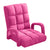 Soga Foldable Lounge Cushion Adjustable Floor Lazy Recliner Chair With Armrest Pink