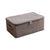 Coffee Small Portable Double Zipper Storage Box Moisture Proof Clothes Basket Foldable Home Organiser