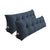 Soga 2 X 180cm Grey Triangular Wedge Bed Pillow Headboard Backrest Bedside Tatami Cushion Home Decor