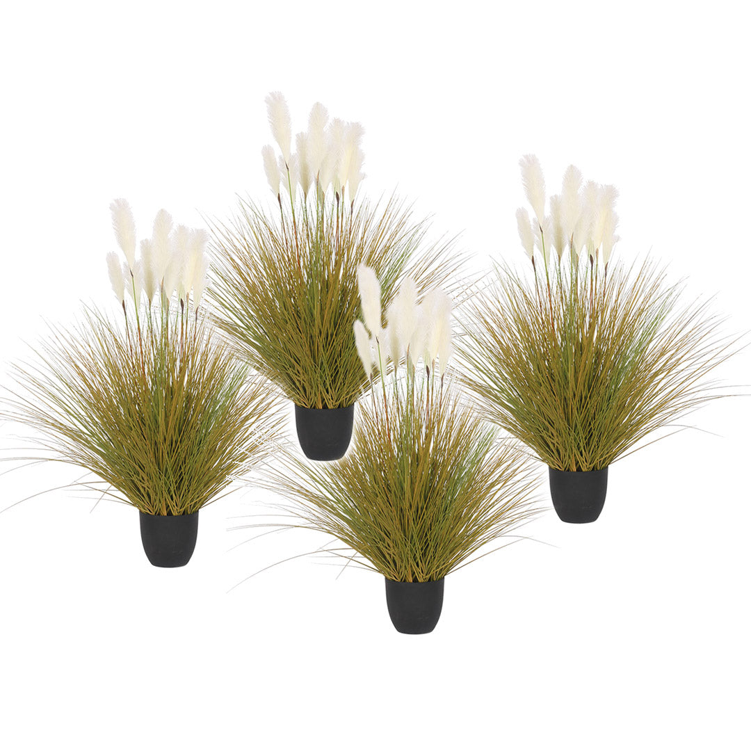 Soga 4 X 137cm Artificial Indoor Potted Reed Bulrush Grass Tree Fake Plant Simulation Decorative