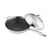 Soga 18/10 Stainless Steel Fry Pan 32cm Frying Pan Top Grade Non Stick Interior Skillet With Helper Handle And Lid