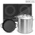 Soga Dual Burners Cooktop Stove, 30cm Cast Iron Skillet And 21 L Stainless Steel Stockpot 30cm