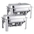 Soga 2 X 9 L Stainless Steel Chafing Catering Dish Food Warmer