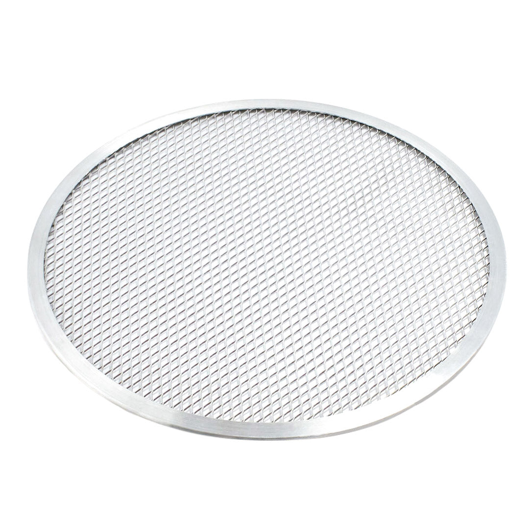 Soga 14 Inch Round Seamless Aluminium Nonstick Commercial Grade Pizza Screen Baking Pan