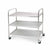 Soga 3 Tier 86x54x94cm Stainless Steel Kitchen Dinning Food Cart Trolley Utility Round Large