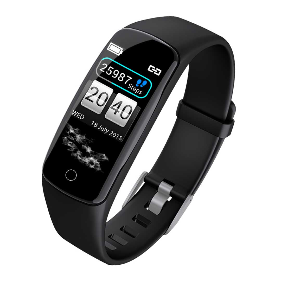 Soga Sport Monitor Wrist Touch Fitness Tracker Smart Watch Black
