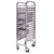 Soga Gastronorm Trolley 15 Tier Stainless Steel Bakery Trolley Suits Gn 1/1 Pans