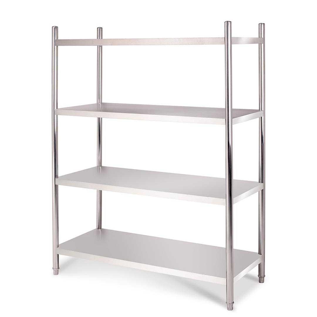 Soga Stainless Steel 4 Tier Kitchen Shelving Unit Display Shelf Home Office 180 Cm
