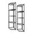 Soga 2 X 5 Tier Steel Triangular Corner Stand Multi Functional Shelves Portable Storage Organizer