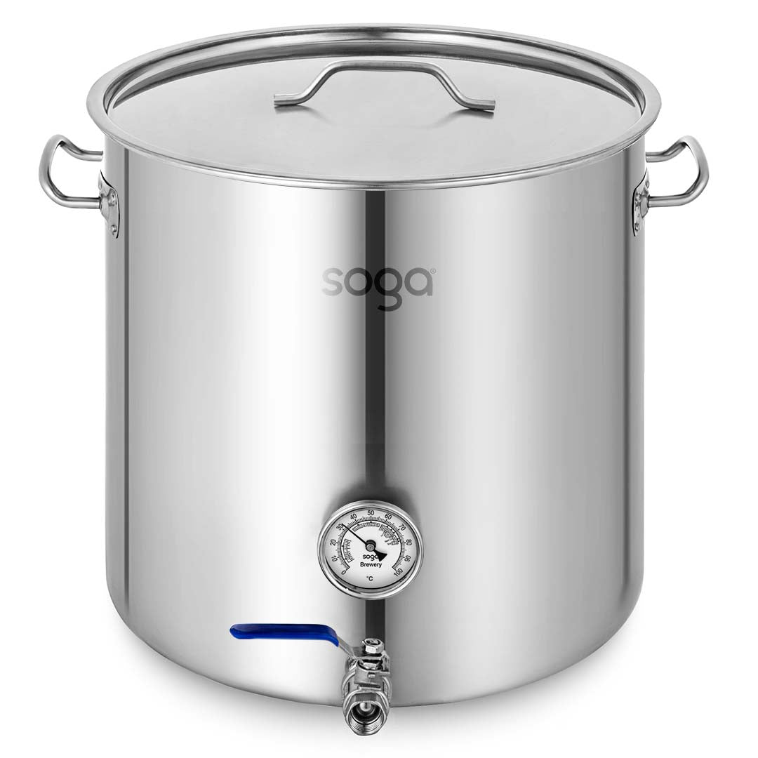 Soga Stainless Steel Brewery Pot 71 L With Beer Valve 45*45cm