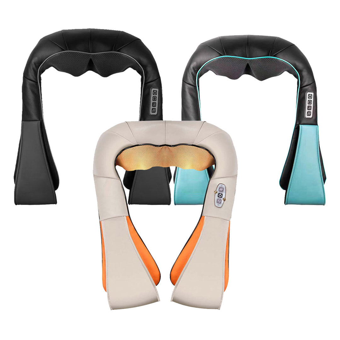 Soga 3 X Electric Kneading Back Neck Shoulder Massage Arm Body Massager Black/Blue/White