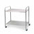 Soga 2 Tier 81x46x85cm Stainless Steel Kitchen Dining Food Cart Trolley Utility Round Small