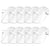 10 X Outdoor Protection Hat Anti Fog Pollution Dust Protective Cap Full Face Hd Shield Cover Adult White