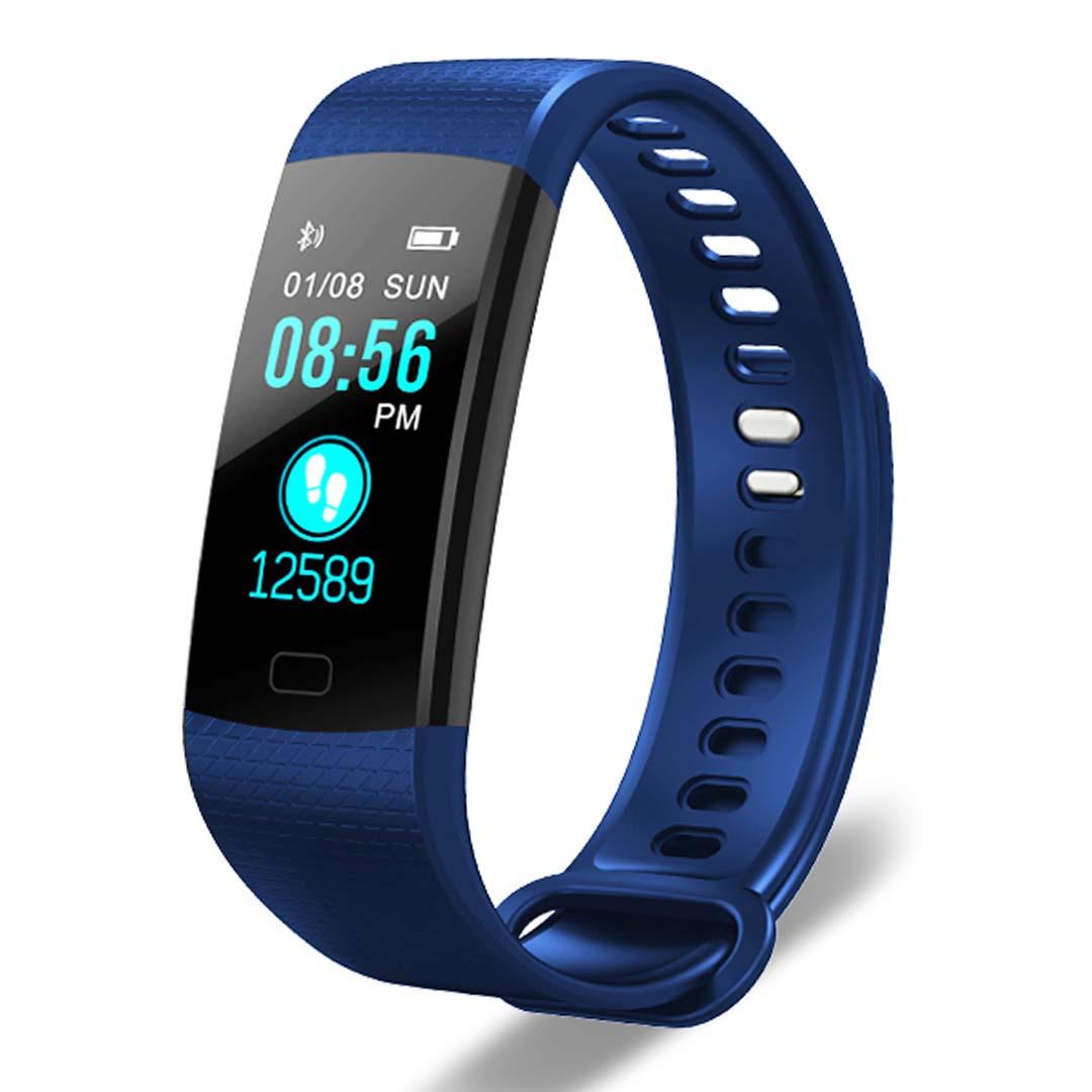 Soga Sport Smart Watch Health Fitness Wrist Band Bracelet Activity Tracker Blue