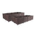 Soga 2 X 160cm Raised Planter Box Vegetable Herb Flower Outdoor Plastic Plants Garden Bed Deepen