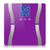 Soga Glass Lcd Digital Body Fat Scale Bathroom Electronic Gym Water Weighing Scales Purple