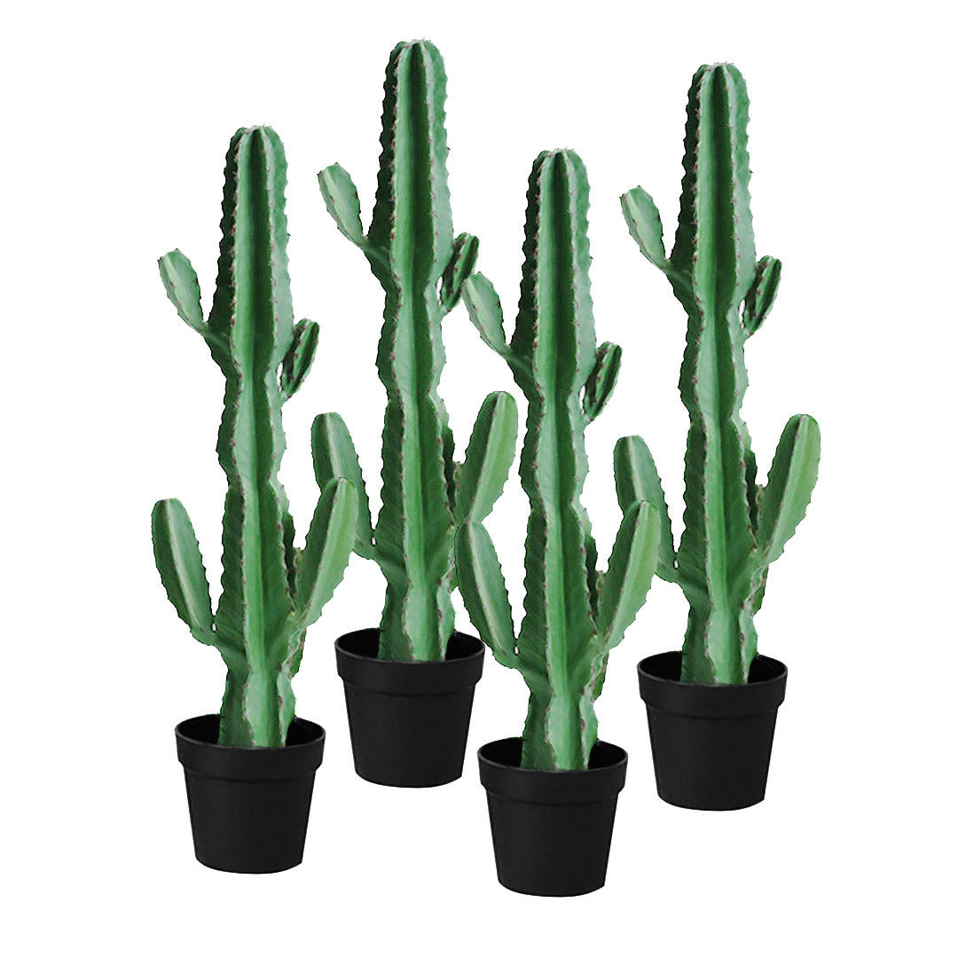 4X 105cm Green Artificial Indoor Cactus Tree Fake Plant Simulation Decorative 6 Heads