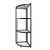 Soga 4 Tier Steel Triangular Corner Stand Multi Functional Shelves Portable Storage Organizer