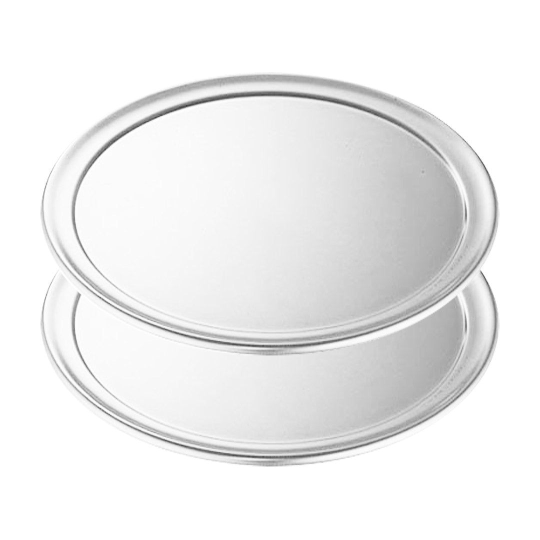 Soga 2 X 8 Inch Round Aluminum Steel Pizza Tray Home Oven Baking Plate Pan