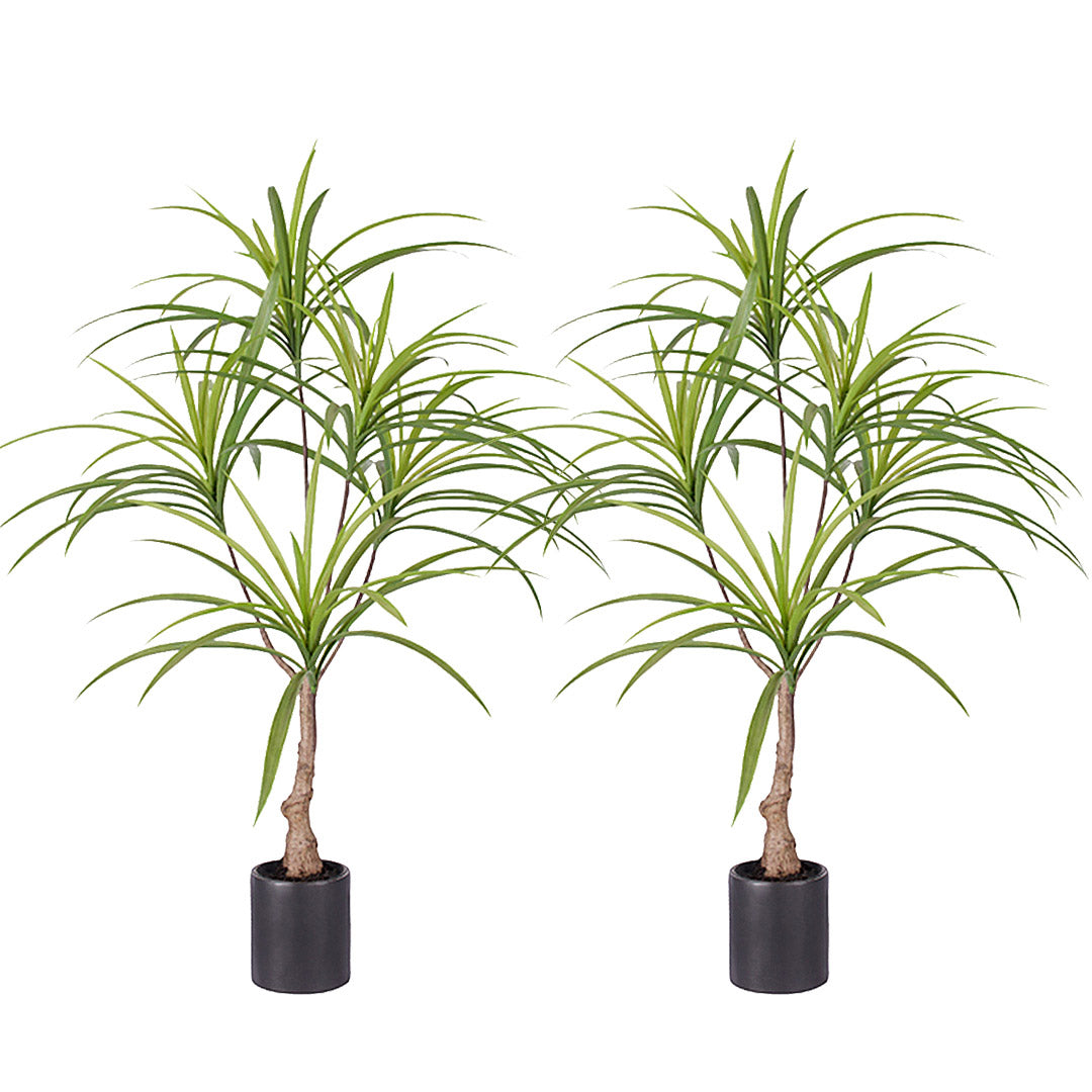 Soga 2 X 90cm Artificial Natural Green Dracaena Dragon Tree Fake Tropical Indoor Plant Home Office Decor