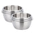 Soga 2 X 3 Pcs Deepen Matte Stainless Steel Stackable Baking Washing Mixing Bowls Set Food Storage Basin