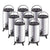 8X 16L Portable Insulated Cold/Heat Coffee Tea Beer Barrel Brew Pot With Dispenser