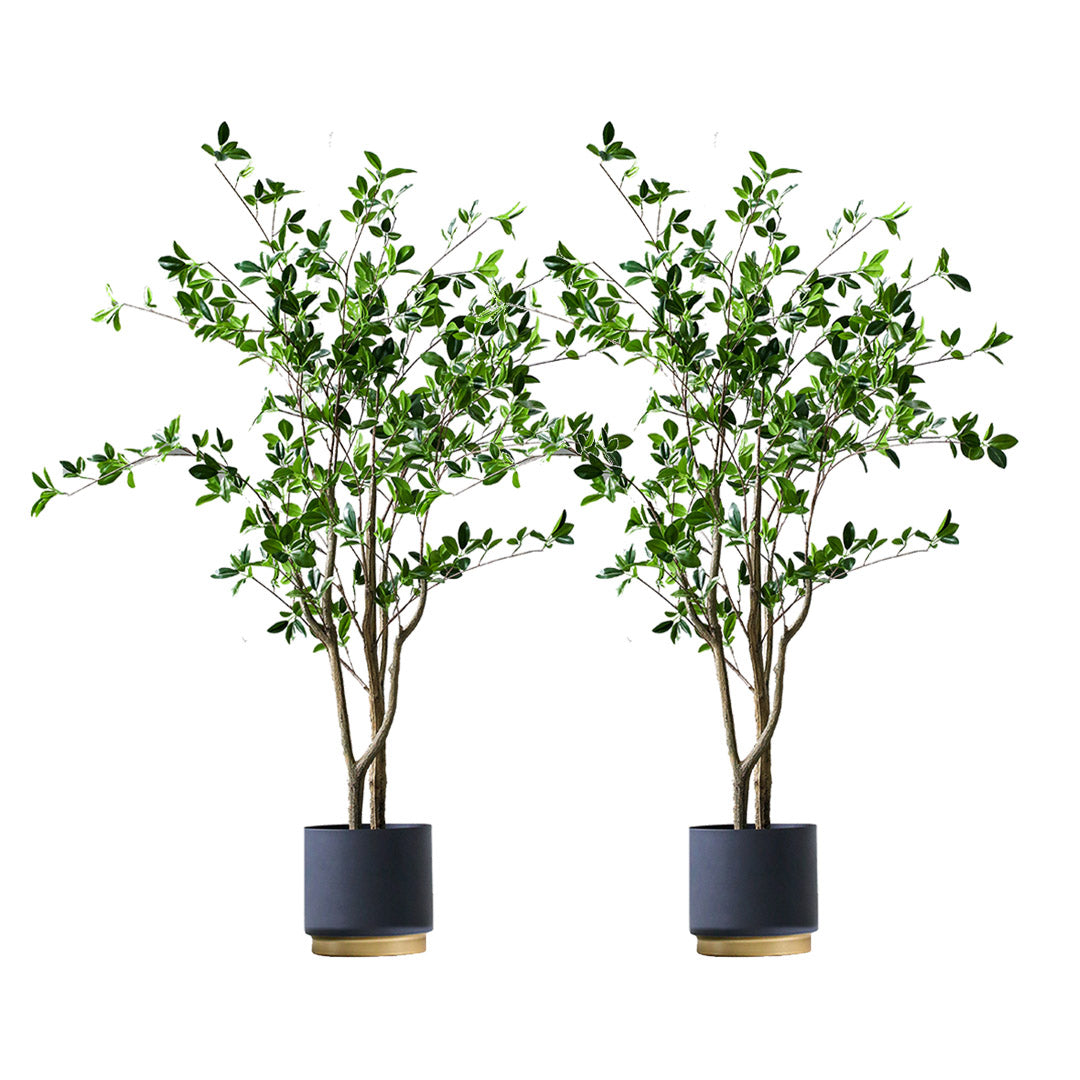 Soga 2 X 120cm Green Artificial Indoor Watercress Tree Fake Plant Simulation Decorative