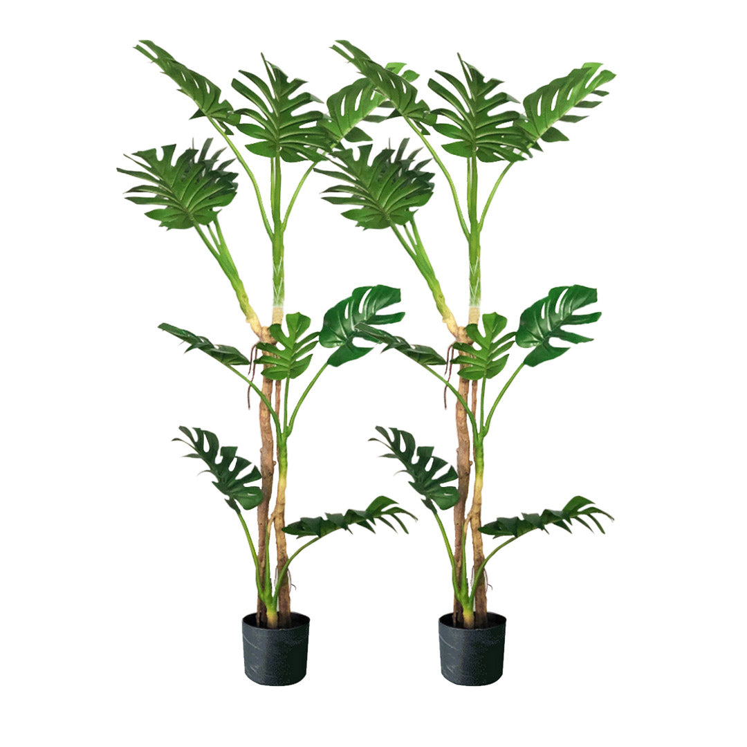 Soga 2 X 175cm Green Artificial Indoor Turtle Back Tree Fake Fern Plant Decorative