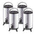 4X 16L Portable Insulated Cold/Heat Coffee Tea Beer Barrel Brew Pot With Dispenser