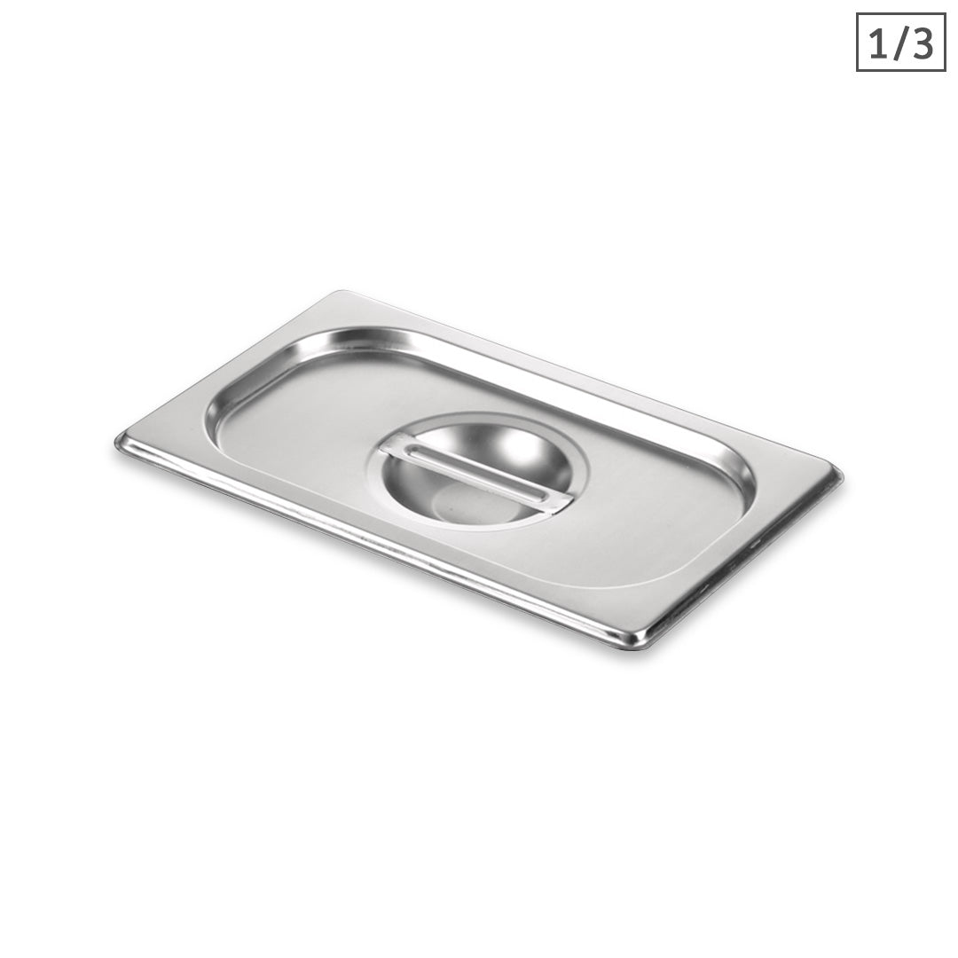 Soga Gastronorm Gn Pan Lid Full Size 1/3 Stainless Steel Tray Top Cover