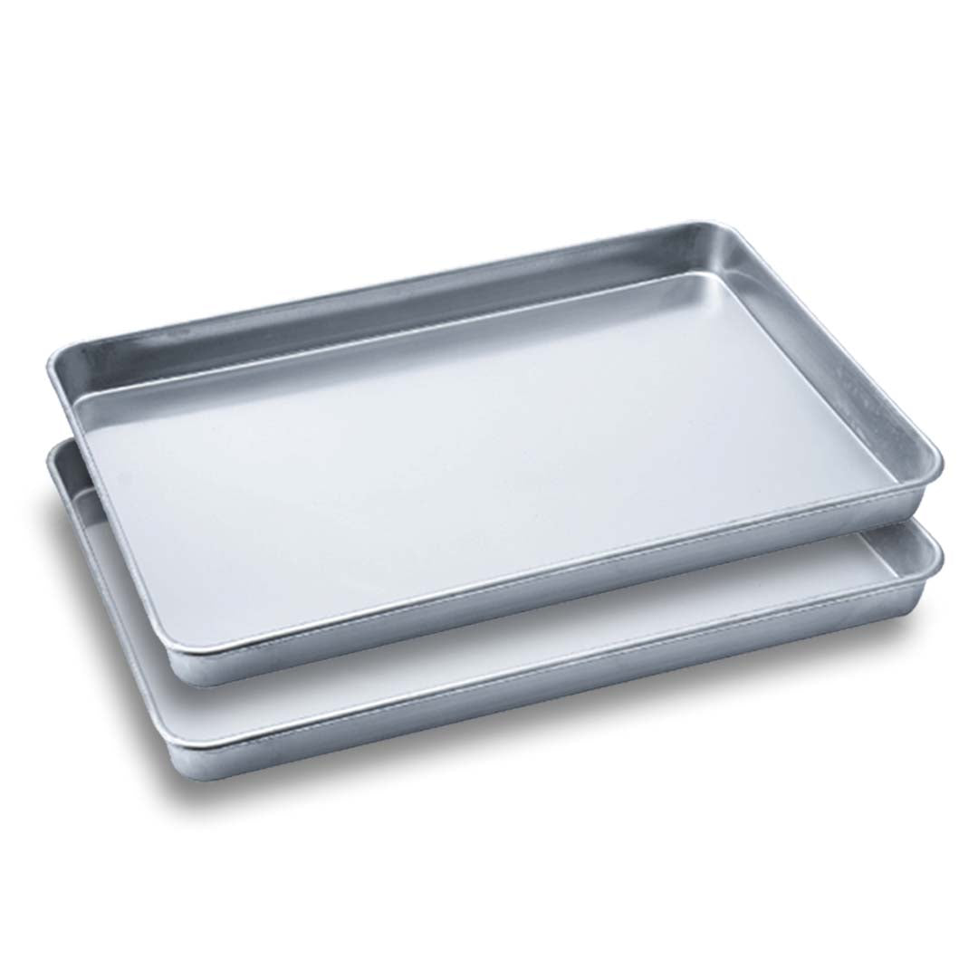 Soga 2 X Aluminium Oven Baking Pan Cooking Tray For Baker Gastronorm 60*40*5cm