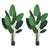 Soga 2 X 180cm Green Artificial Indoor Nordic Wind Traveller Banana Plant Fake Decorative Tree