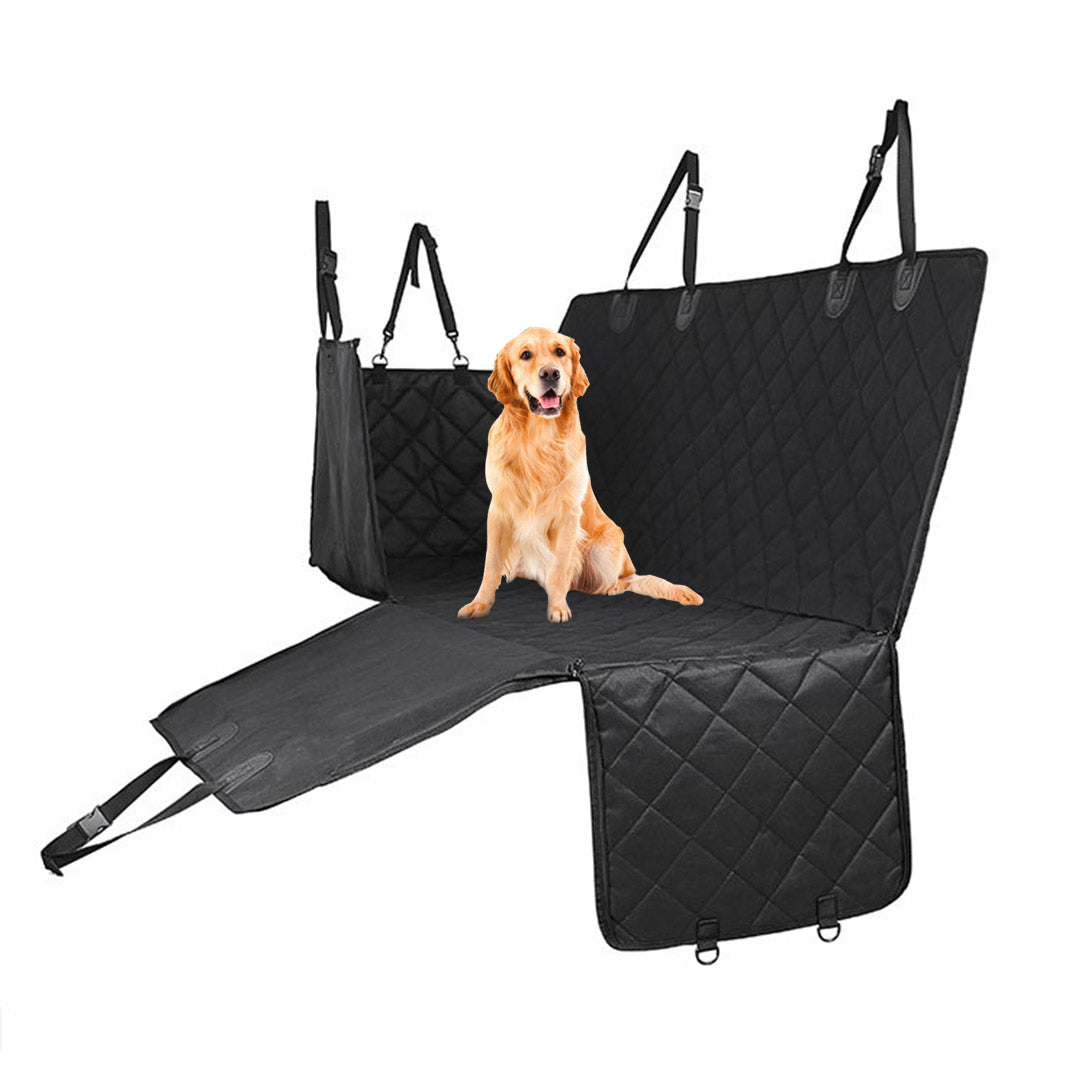 Soga 600 D Oxford Cloth Waterproof Dog Car Cover Back Seat Protector Hammock Non Slip Pet Mat Black