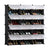 8 Tier 3 Column Shoe Rack Organizer Sneaker Footwear Storage Stackable Stand Cabinet Portable Wardrobe with Cover