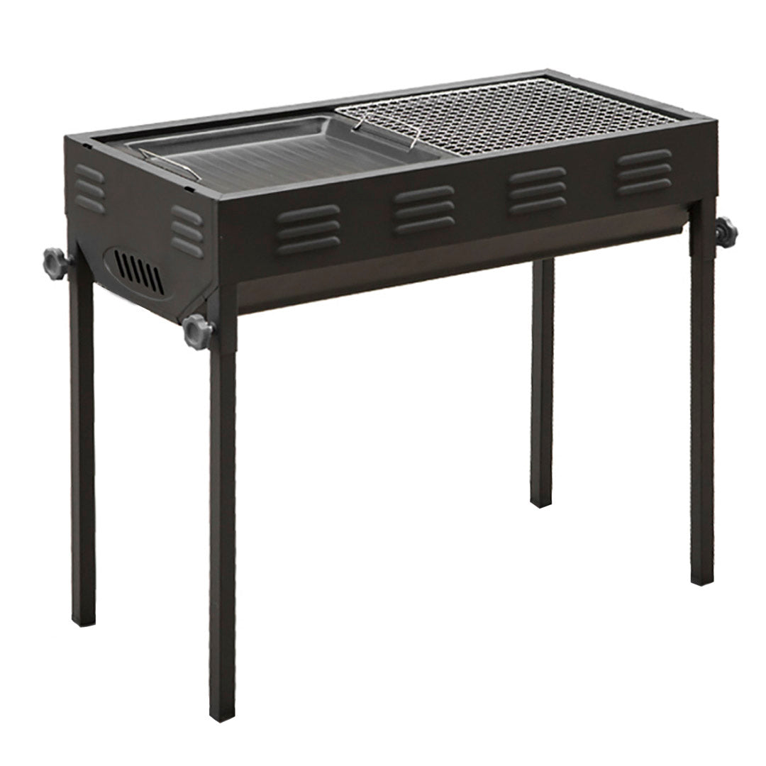 Soga 72cm Portable Folding Thick Box Type Charcoal Grill For Outdoor Bbq Camping