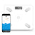 Soga Wireless Bluetooth Digital Body Fat Scale Bathroom Weighing Scales Health Analyzer Weight White