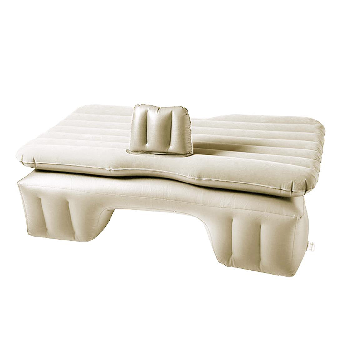Soga 2 X Inflatable Car Mattress Portable Travel Camping Air Bed Rest Sleeping Bed Beige